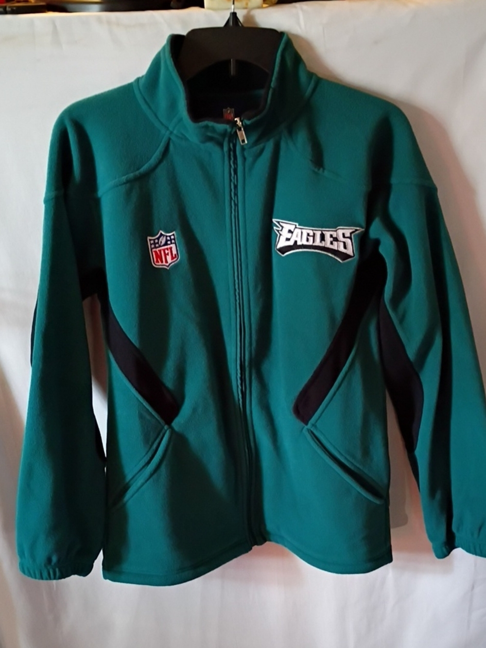 NFL Eagles Fleece Jacket L